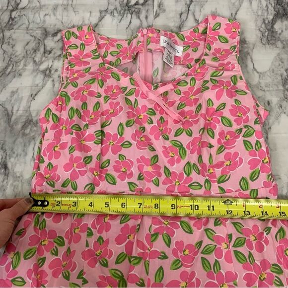 Vintage Chadwick’s Floral Flower Print Pink sleeveless Dress Y2K Boho Size 10 - Picture 5 of 8